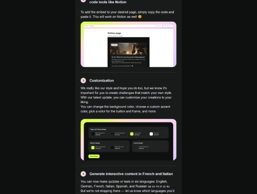 Preview screenshot of meiro email